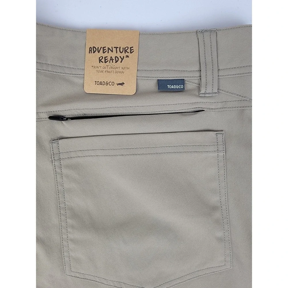 Toad&Co Rover II Canvas Shorts Men's 34 New With Tags Hiking Outdoor Chino